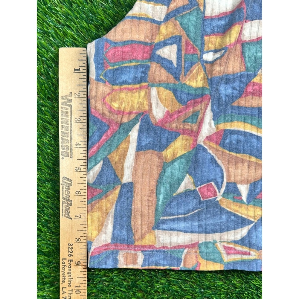 Vintage Geometric 90s Patterned Shirt and Shorts Set‎ Made in USA - Picture 10 of 10